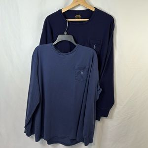 Two Polo Ralph Lauren long sleeved t-shirts